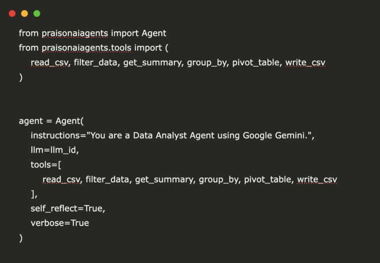 Building Fully Autonomous Data Analysis Pipelines with the PraisonAI Agent Framework: A Coding Implementation